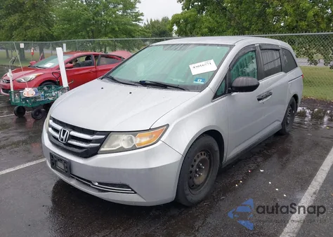 2014 Honda Odyssey Lx from USA, damaged, VIN 5FNRL5H27EB087082